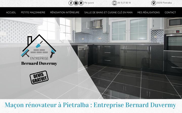 Snímek obrazovky entreprisebernardduvermy.fr