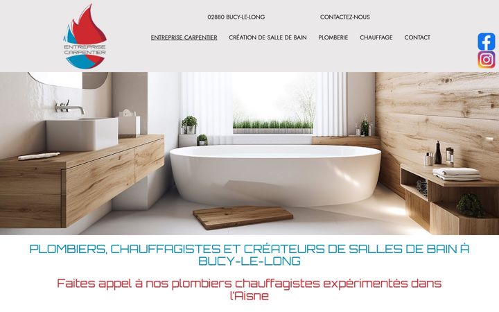 Snímek obrazovky entreprisecarpentier.fr