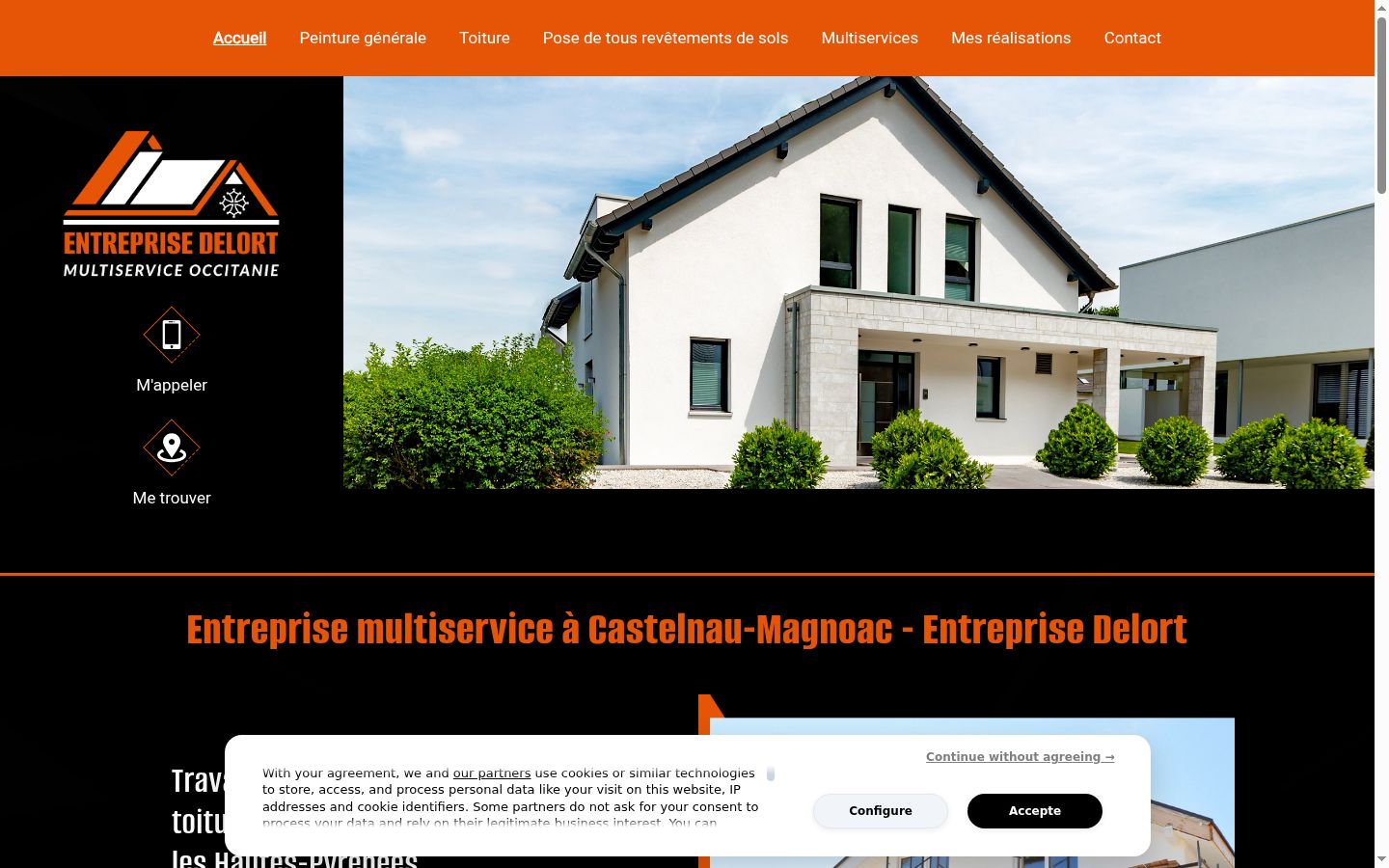 Screenshot tal-banner tal-kunsens muri qabel kwalunkwe interazzjoni