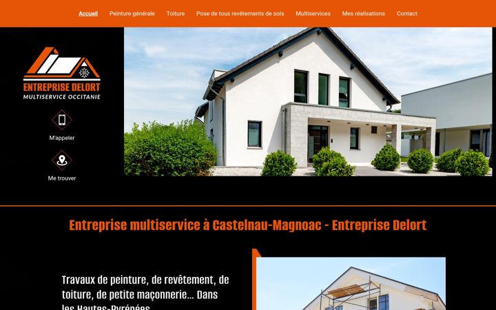 Snímek obrazovky entreprisedelort.fr
