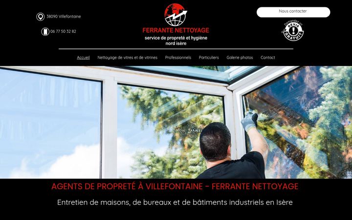 Screenshot di entrepriseferrantenettoyage.fr