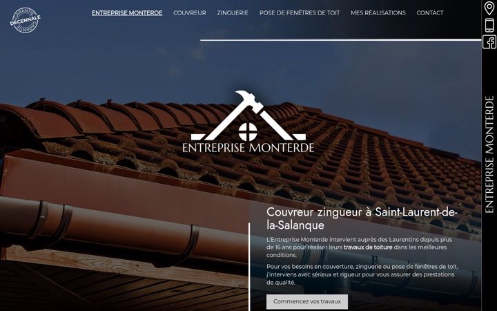 Screenshot di entreprisemonterde.fr