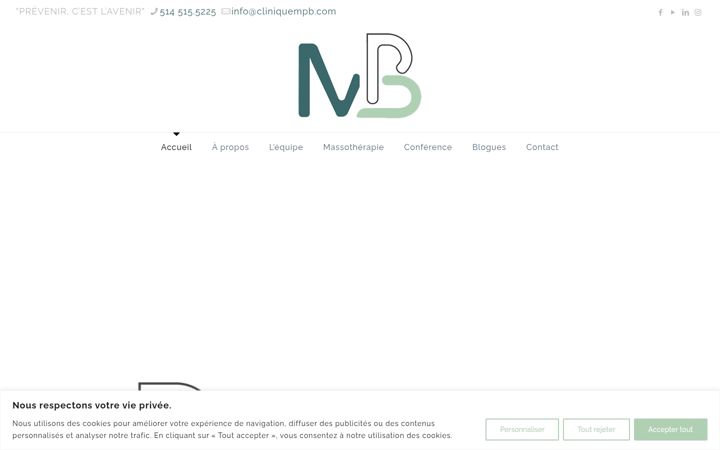 Captură de ecran a entreprisempb.ca