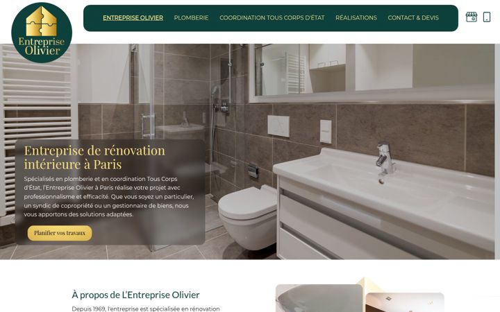 Screenshot di entrepriseolivier.fr