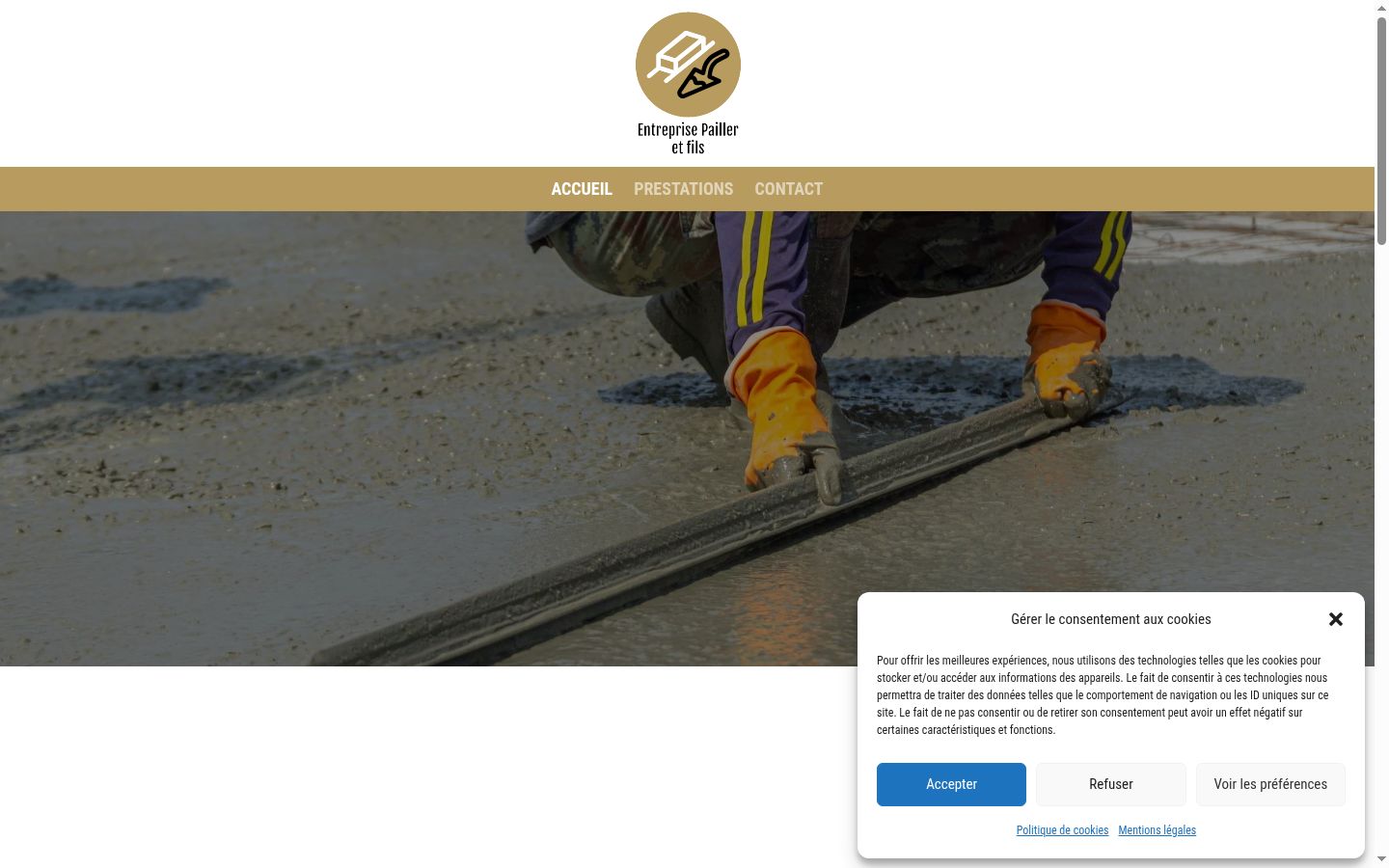 Screenshot tal-banner tal-kunsens muri qabel kwalunkwe interazzjoni
