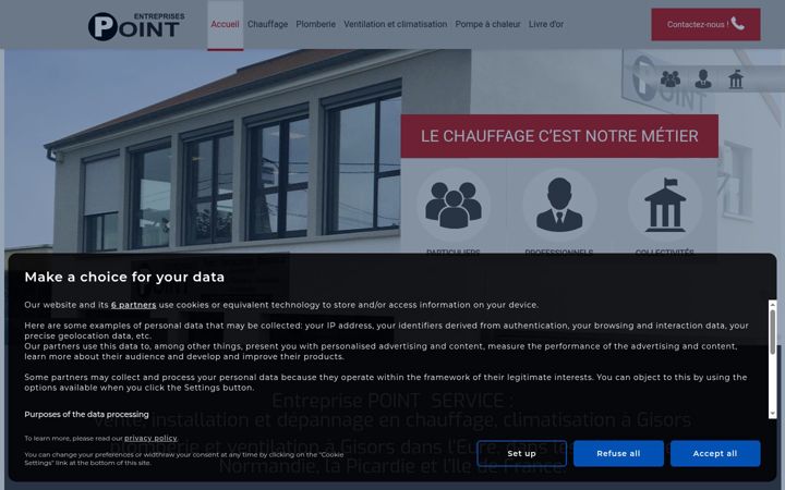 Screenshot di entreprisepoint.fr