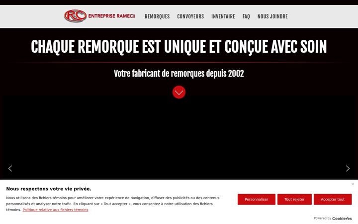Captură de ecran a entrepriseramec.ca