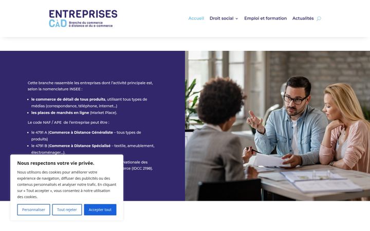 Screenshot di entreprises-cad.fr
