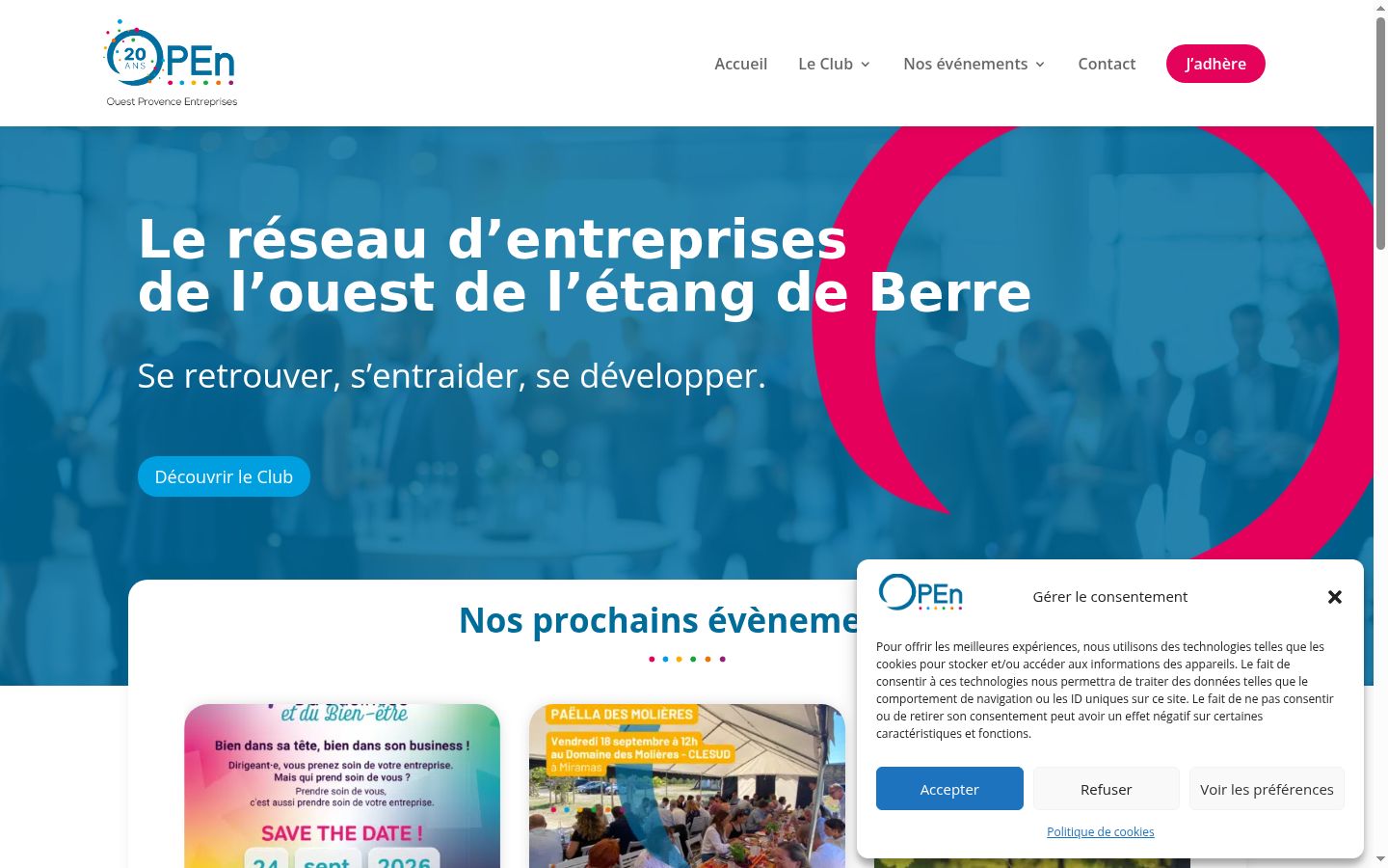 Screenshot tal-banner tal-kunsens muri qabel kwalunkwe interazzjoni