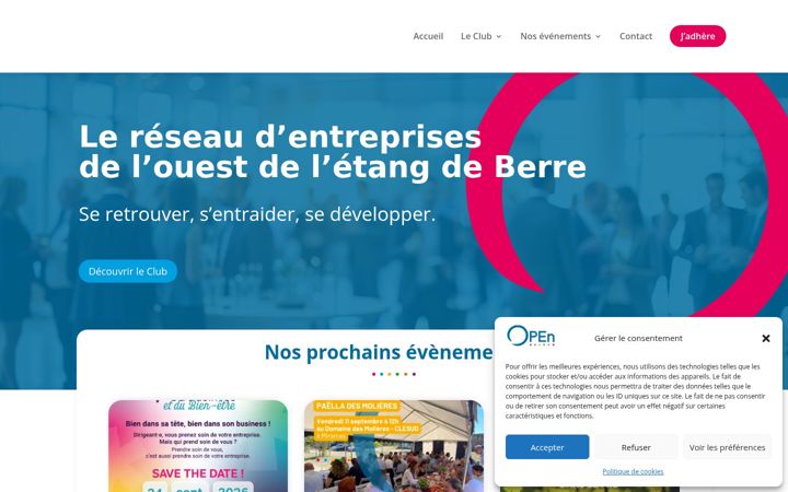 Skærmbillede af entreprisesouestprovence.fr