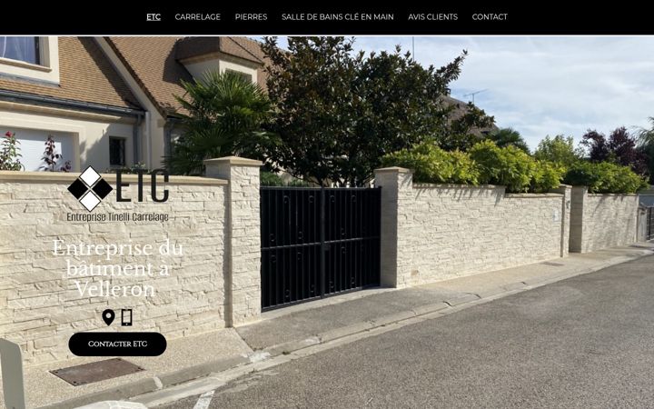 Screenshot ta' entreprisetinellicarrelage.fr