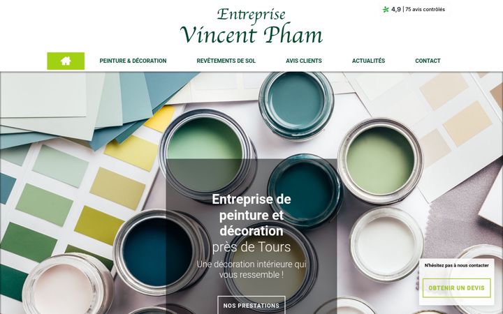 Screenshot ta' entreprisevincentpham.fr