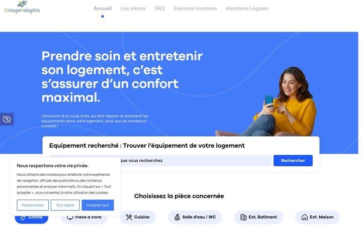 Screenshot ta' entretenirsonlogement.fr