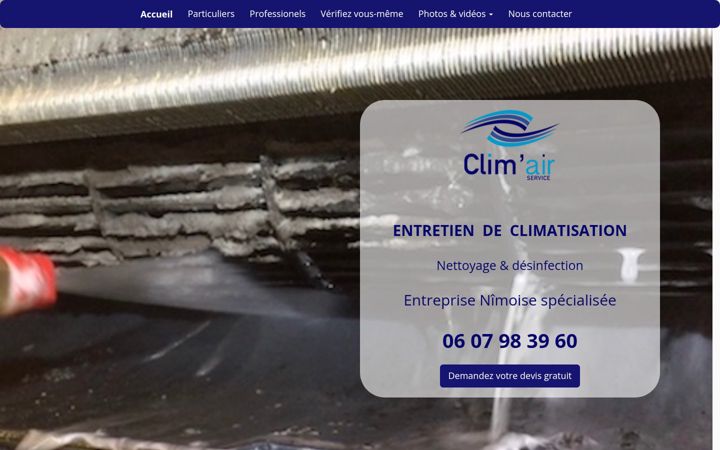 Screenshot ta' entretien-climatisations.fr