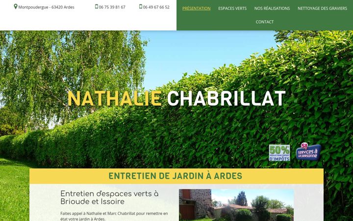 Screenshot ta' entretien-espaces-verts-issoire.fr