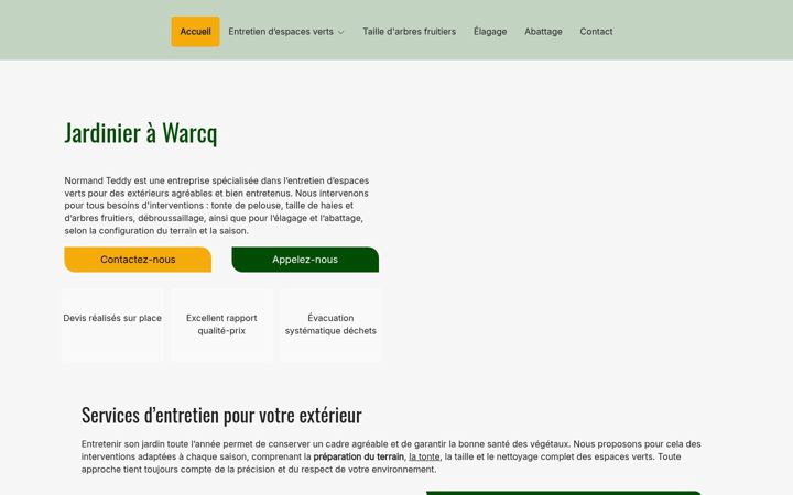 Screenshot ta' entretienespacevert-normand.fr