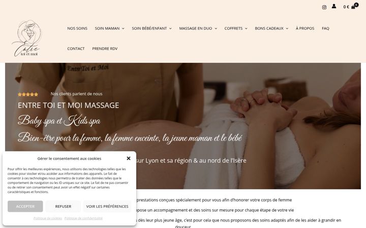 Screenshot ta' entretoietmoi-massage.fr