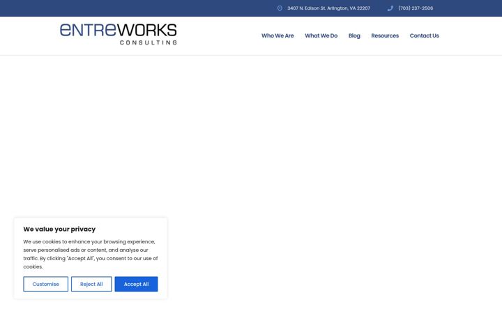 Captura de ecrã de entreworks.net