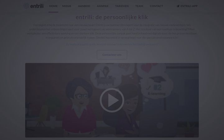Screenshot of entrili.com