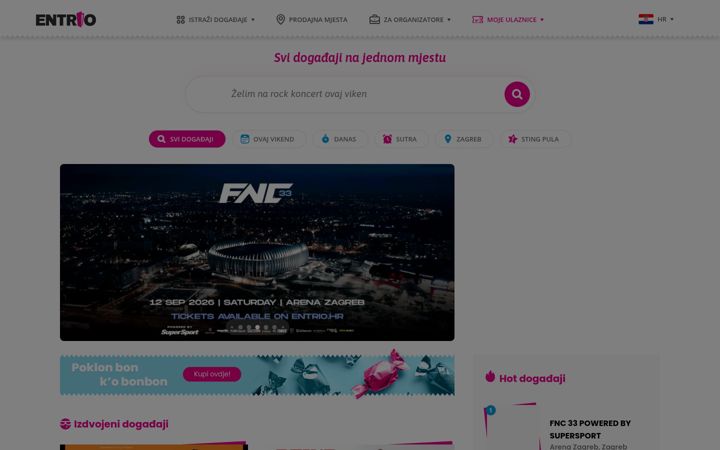 Screenshot of entrio.hr