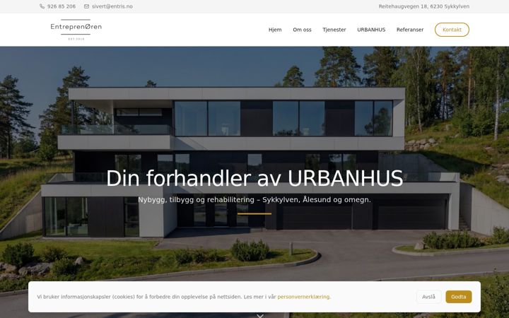 Ekrānuzņēmums no entris.no