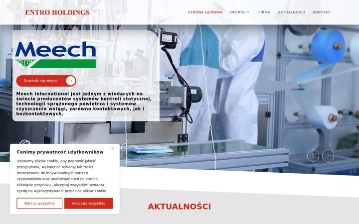 Skærmbillede af entro.com.pl