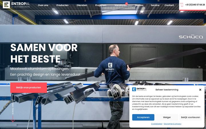 Zrzut ekranu entropal.nl