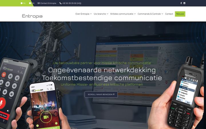 Screenshot di entropia.eu