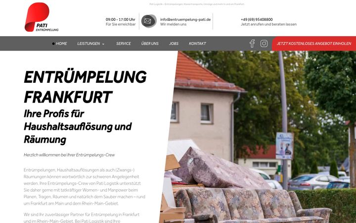 Captura de pantalla de entruempelung-pati.de