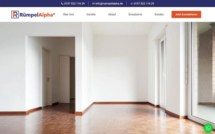 Snímek obrazovky entruempelung-ruempelalpha.de