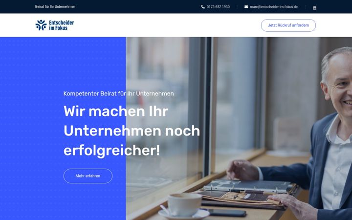 Snímek obrazovky entscheider-im-fokus.de