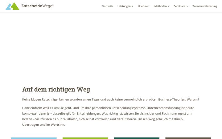 Snímek obrazovky entscheidewege.de