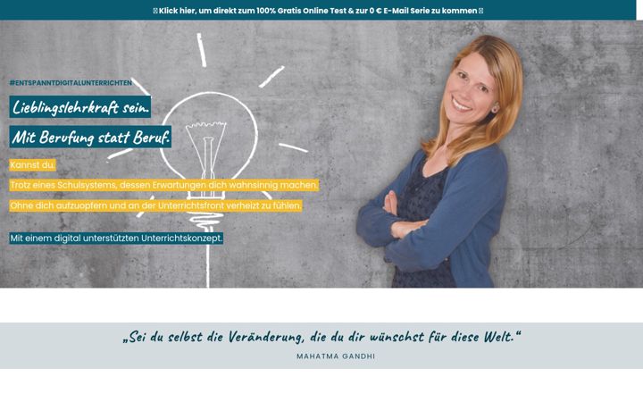 Screenshot of entspanntdigitalunterrichten.de
