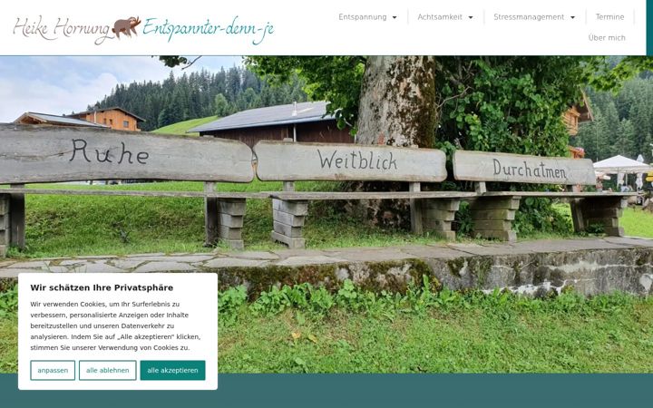 Captura de ecrã de entspannter-denn-je.de