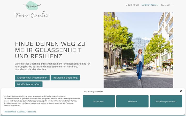 Screenshot of entspannung-und-coaching.hamburg