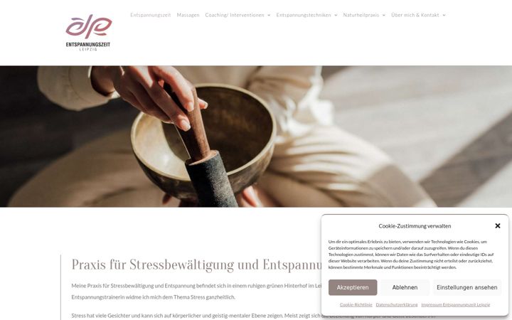Posnetek zaslona entspannungszeit-leipzig.de