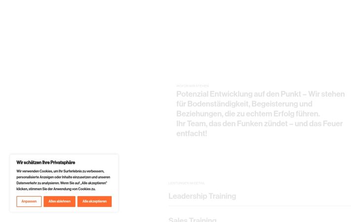 Screenshot von entwicklungsschmiede.at