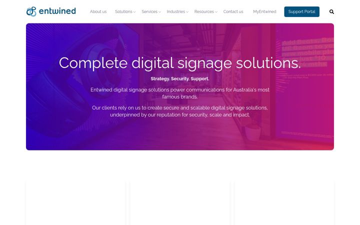 Screenshot ta' entwined.com.au