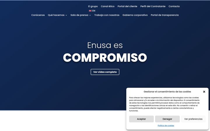 Képernyőkép: enusa.es