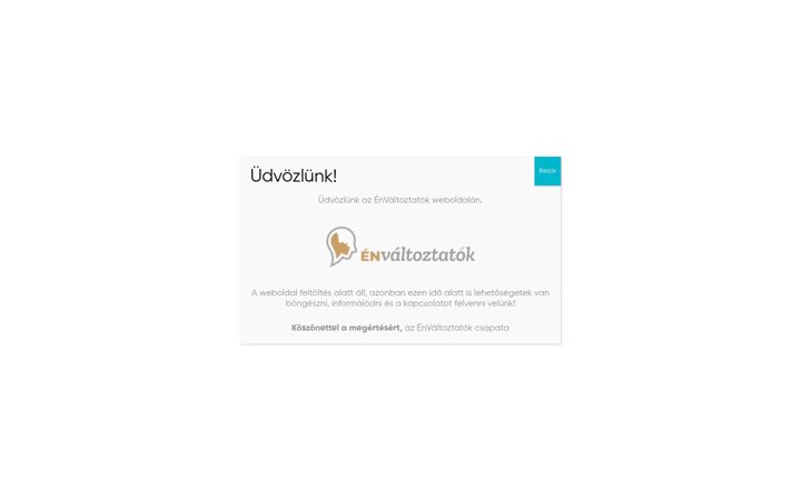 Screenshot ta' envaltoztatok.hu