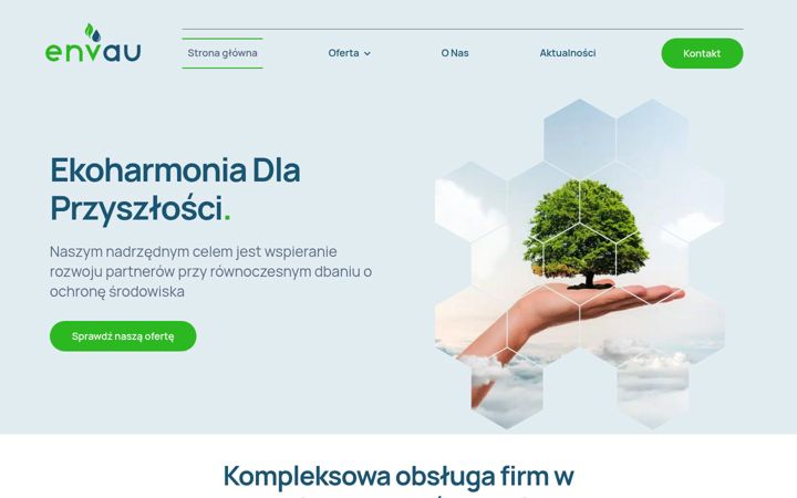 Skjámynd af envau.pl