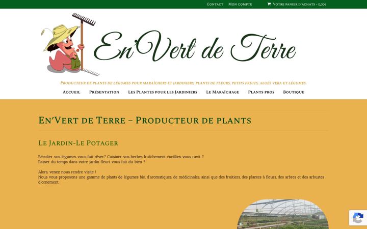 Screenshot ta' envertdeterre.fr