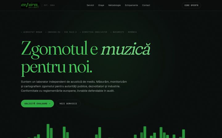 Kuvakaappaus sivustosta envi.ro