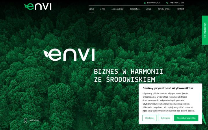 Screenshot of envi24.pl