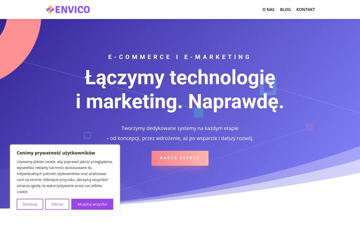 Screenshot of envico.pl