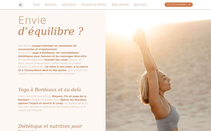 Screenshot ta' enviedequilibre.fr