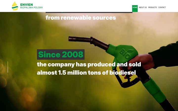 Screenshot of envienbiopaliwa.pl