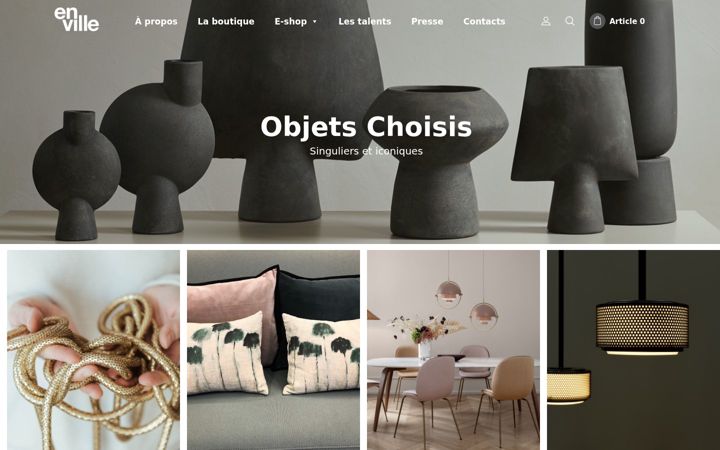 Screenshot ta' enville-store.fr