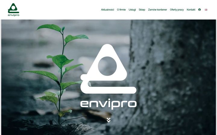 Screenshot of envipro.com.pl