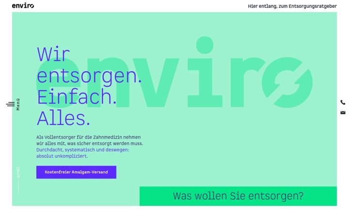 Screenshot ta' enviro-entsorgung.de